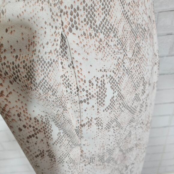 Loft Snake Print Cropped Wide Leg Jumpsuit - Picture 7 of 11